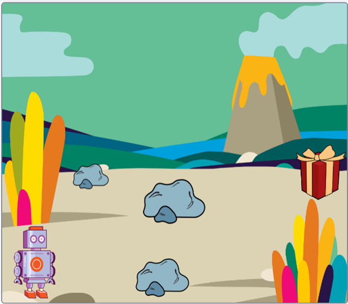 Robot pick Gift